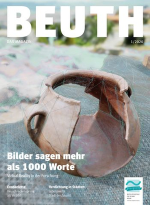 VR-Archäologie Titelthema im Beuth Magazin 1/2020