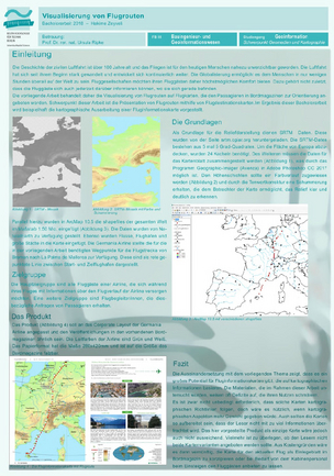 Poster: Optimierung von Fluginformationskarten in Bordmagazinen Poster: Optimierung von Fluginformationskarten in Bordmagazinen