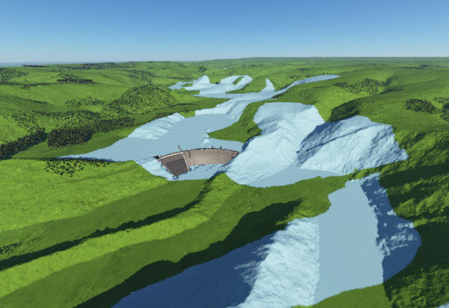 3D Gelände: Transformation und Überarbeitung des virtuellen Nationalparks Eifel