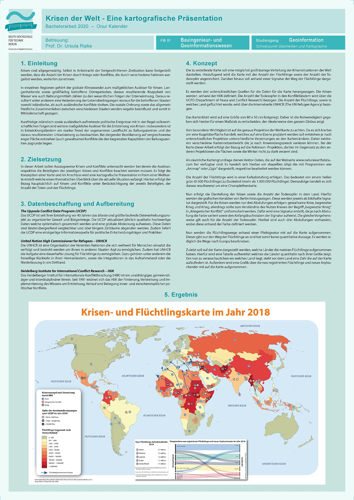 Poster: Krisen der Welt – Eine kartographische Präsentation