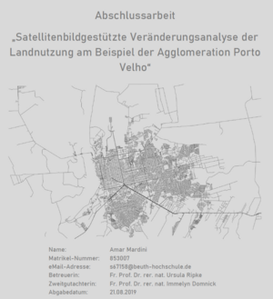 Mardini: Satellitenbildgestützte Veränderungsanalyse der Landnutzung am Beispiel der Agglomeration Porto Velho