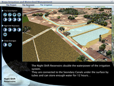 Director-Präsentation: 3D-Visualisierung des Projektes 'Koga Irrigation and Watershed Management' in Äthiopien