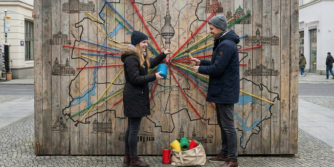 Lange Nacht der Wissenschaften: 'Berlin String Maps: Hinterlassen Sie Spuren!' Lange Nacht der Wissenschaften: 'Berlin String Maps: Hinterlassen Sie Spuren!'