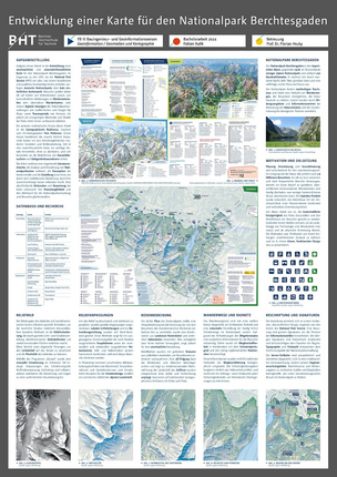 Poster: Entwicklung einer Karte für den Nationalpark Berchtesgaden