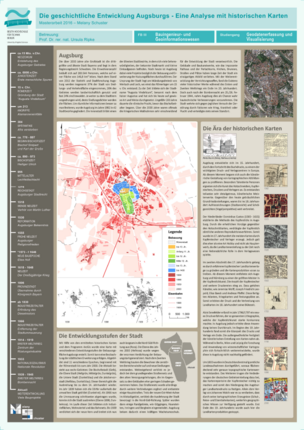 Poster: Die geschichtliche Entwicklung Augsburgs – Eine Analyse mit historischen Karten