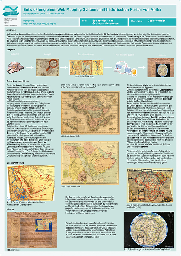 Poster: Entwicklung eines Web Mapping Systems mit historischen Karten von Afrika
