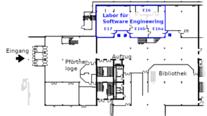 Raumplan Labor für Software Engineering