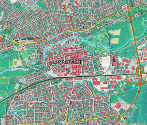 Luftbildkarte: Lippstadt und Umgebung (U. Ripke) - Ausschnitt Luftbildkarte: Lippstadt und Umgebung (U. Ripke) - Ausschnitt