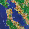 Ronja Schiller: Entwicklung einer Satellitenbildkarte für den Großraum San Francisco