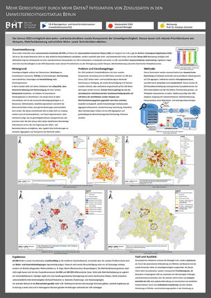 Poster: Mehr Gerechtigkeit durch mehr Daten? Integration von Zensusdaten in den Umweltgerechtigkeitsatlas Berlin | Monegel 2026