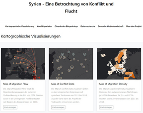 Web-Präsentation: Visualisierung von Migrations- und Konfliktdatensätzen am Beispiel des syrischen Bürgerkrieges