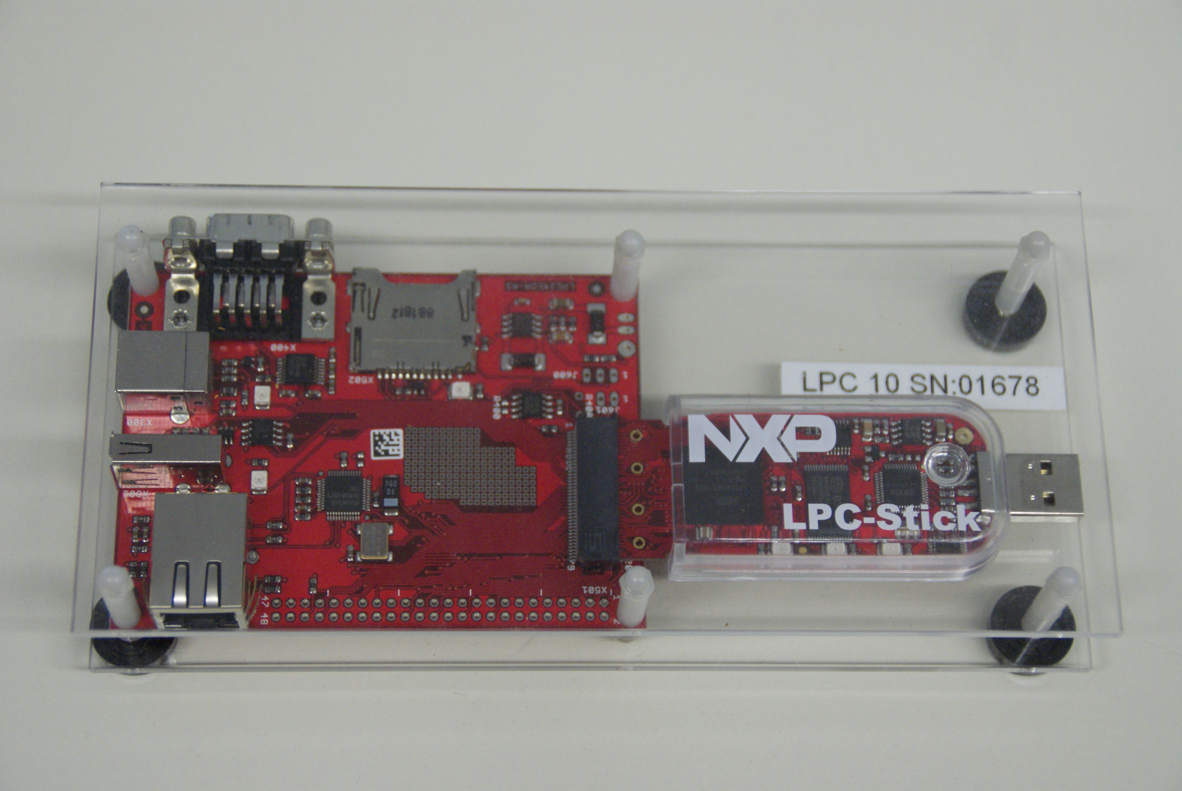 LPC-COM-Board mit LPC1768-Stick