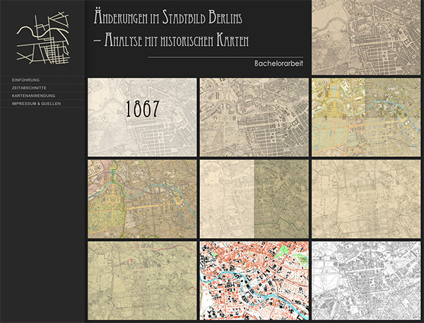 Web-Anwendung: Änderungen im Stadtbild von Berlin – Eine Analyse mit historischen Karten