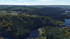 Der Nationalpark Eifel, umgesetzt mit Terragen